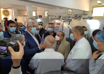 افتتاح أكبر مركز لتجميع الألبان بأبو قرقاص احد مراكز مبادرة فخامة رئيس الجمهورية “حياة كريمة”