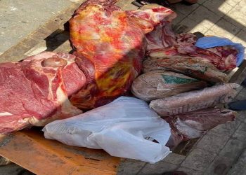 التحفظ على لحوم مجهولة المصدر و إعدامها بالأميرية