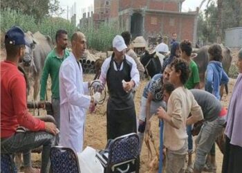 علاج 1920 رأس ماشية وطائر مجانا خلال قافلة بيطرية بالشرقية