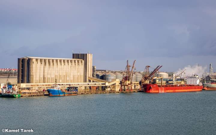 ميناء دمياط يستقبل 25000 طن قمح اليوم الأحد 19فبراير 2023