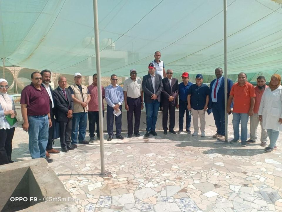وزير الزراعة اللبناني يزور بعض مشروعات الثروة الحيوانية والسمكية للاستفادة من التجربة المصرية