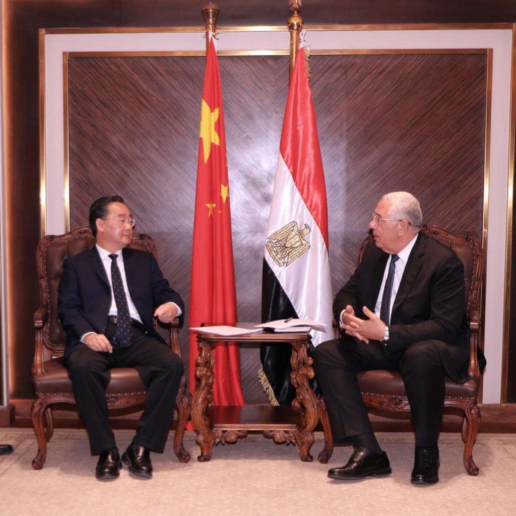 وزيرا زراعة مصر والصين يبحثان آفاق التعاون الثنائي في مشروعات الاستزراع السمكي والحيواني والداجني