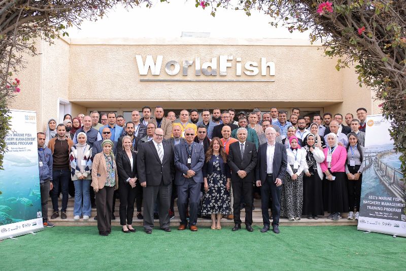 افتتاح ورشة إدارة المفرخات البحرية في مصر بحضور وفد المجلس تصدير فول الصويا الأمريكي والمركز الدولي للأسماك
