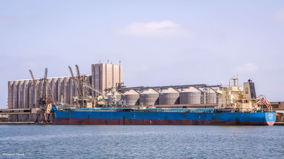 ميناء دمياط يستقبل 9042 طن ذرة و 10990 طن فول صويا