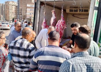 الزراعة: منافذ متحركة تصل إلى الفيوم محملة ببيض المائدة واللحوم الطازجة والدواجن والخضر