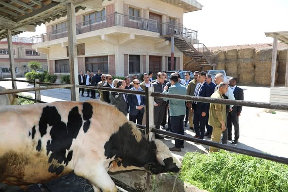 وزير الزراعة يتفقد مركز التلقيح الاصطناعي بكفر الشيخ