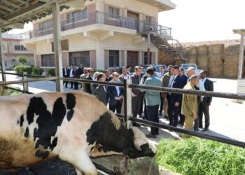 وزير الزراعة يتفقد مركز التلقيح الاصطناعي بكفر الشيخ
