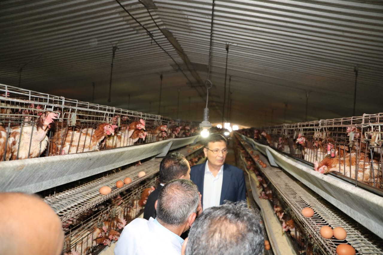 وزير الزراعة ومحافظ الشرقية يتفقدان مشروع الصالحية الزراعي المتكامل