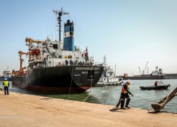 ميناء دمياط يستقبل 36331 طن ذرة و 13094 طن قمح