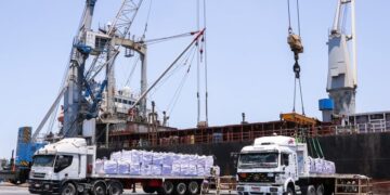 ميناء دمياط يستقبل 25794 طن ذرة و 6044 طن قمح