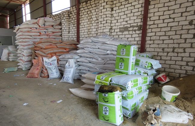 التحفظ على كمية من الأعلاف المخلوطة بالقمح فى دسوق بكفر الشيخ