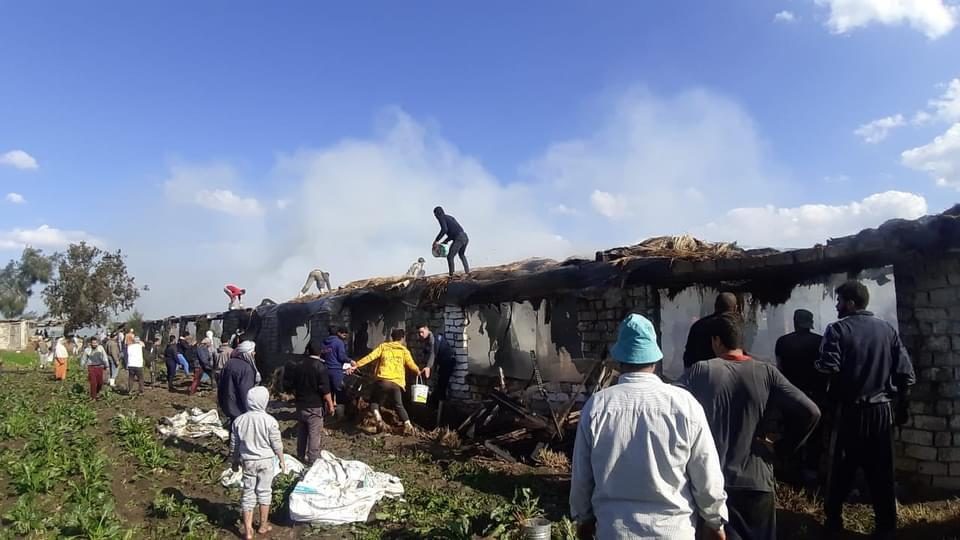 اندلاع حريق هائل داخل مزرعة دواجن بالجيزة