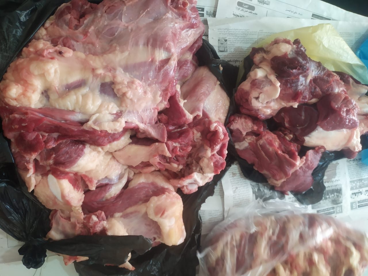 حملات رقابية وتحرير 186 قضية لحوم فاسدة