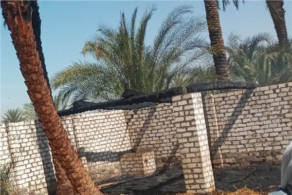 الحماية المدنية تسيطر على حريق نشب بحظيرة مواشي في قنا