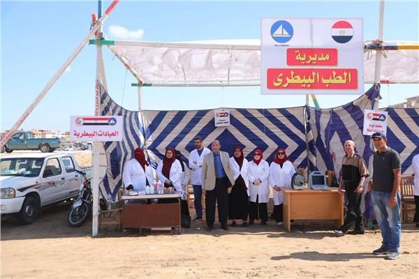 تحصين 22877 رأس ماشية ضد الحمى القلاعية في دمياط