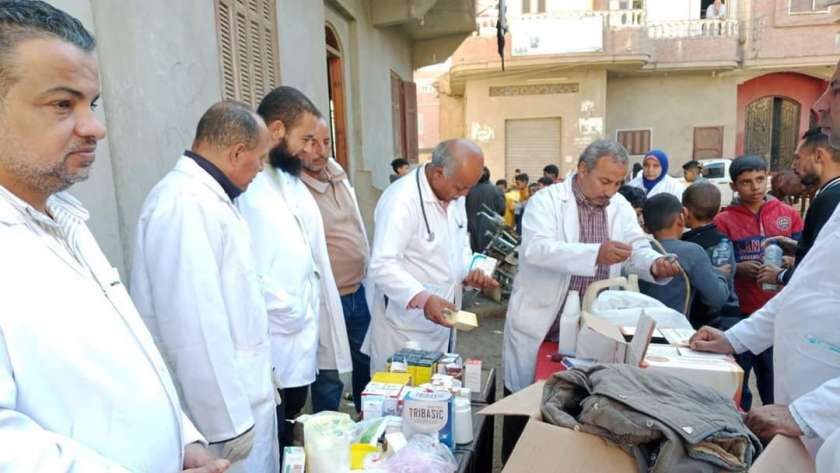 بيطري الشرقية تنظم قافلة مجانية شاملة في منيا القمح
