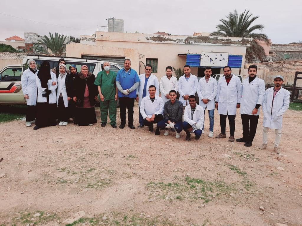 قافلة بيطرية مجانية لمدينة الضبعة بمطروح