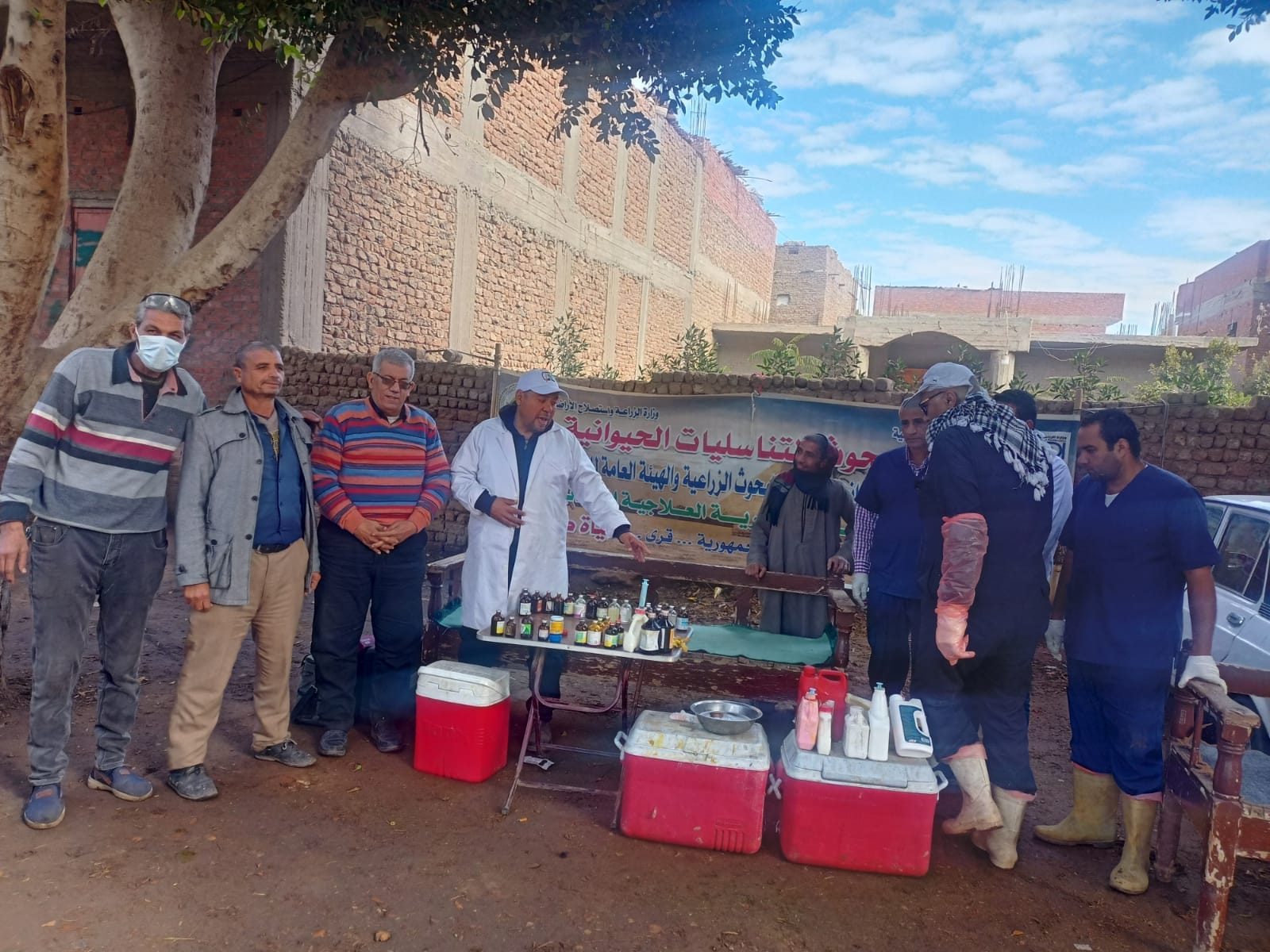 الزراعة: علاج وفحص 7500 رأس ماشية مجانا لدي صغار المربين بأسيوط