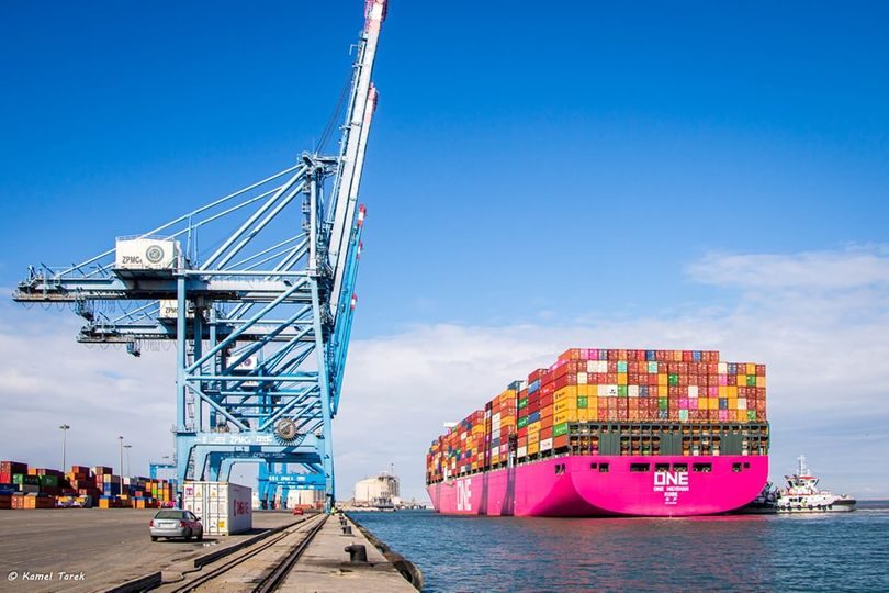 ميناء دمياط يستقبل 5679 طن قمح و 9596 طن فول صويا