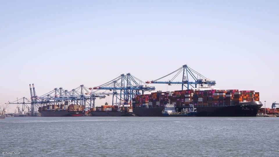 ميناء دمياط يستقبل 15809 طن من البضائع