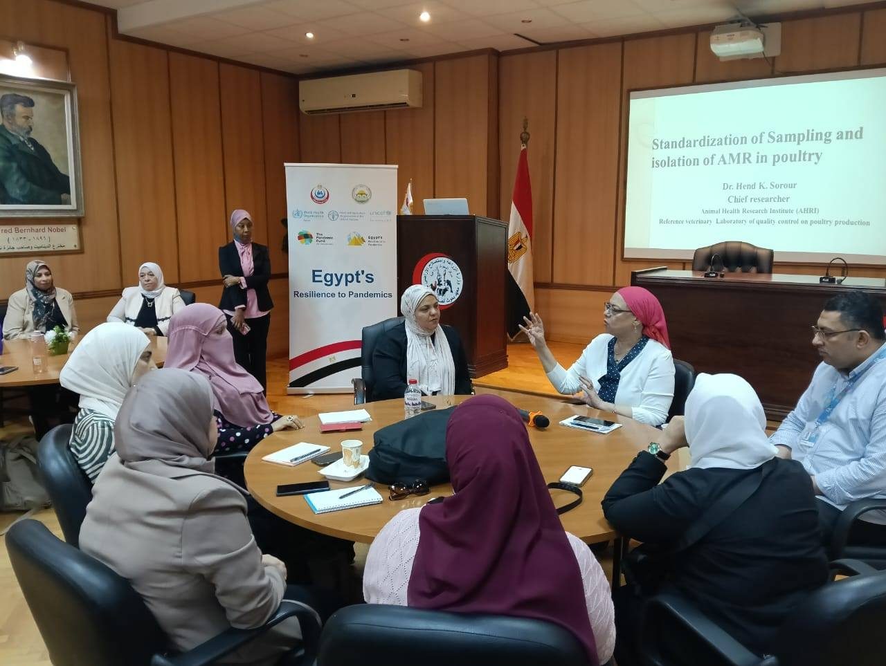 الزراعة تنفذ تدريب نوعي حول مقاومة البكتريا للمضادات الحيوية AMR في الثروة الحيوانية