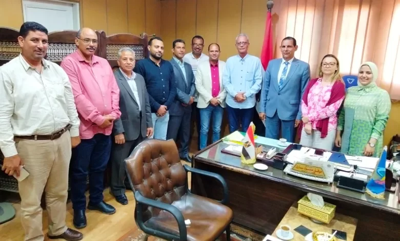 زراعة البحيرة تستقبل فريق عمل منظمة ” الفاو ” لدعم المجتمعات الريفية في مواجهة التغيرات المناخية