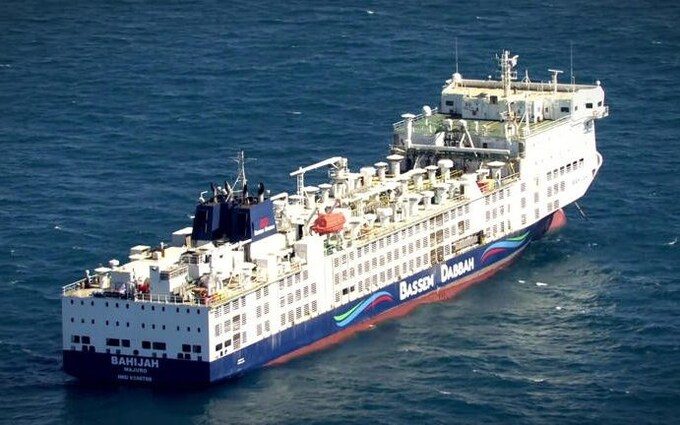 سفينة أسترالية تحمل 16 ألف رأس من الأغنام والماشية تقطعت بها السبل بعد أن كانت