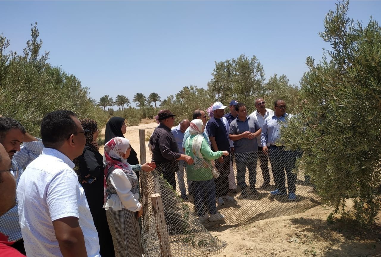 جولة تفقدية لوفد "الفاو" داخل مركز بحوث الصحراء بجنوب سيناء